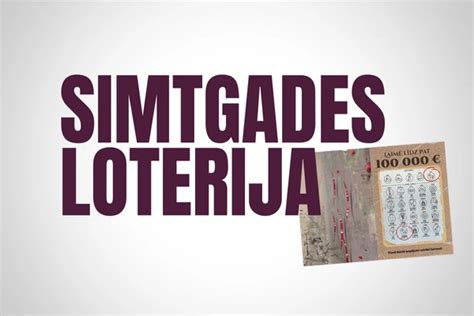 Latvijas Loto Simtgades loterijas papildspēle.
